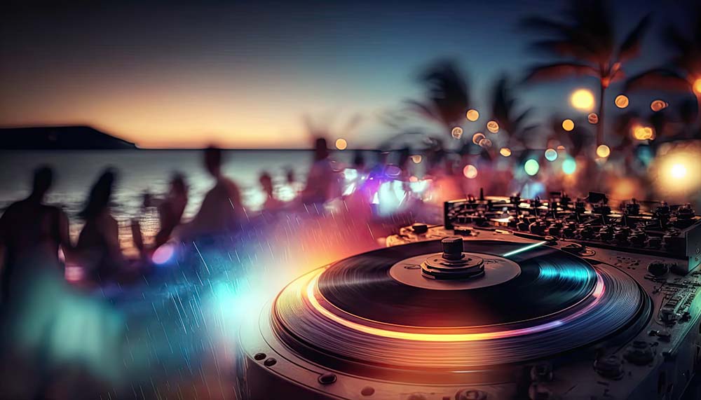 DJ on Beach