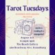 Tarot Reading at the Beach Gallery Flyer